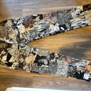 Men's Patchwork Pants - Multicolor